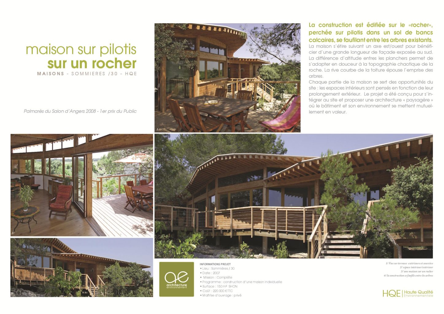 ae a3 sommieres sur un rocher