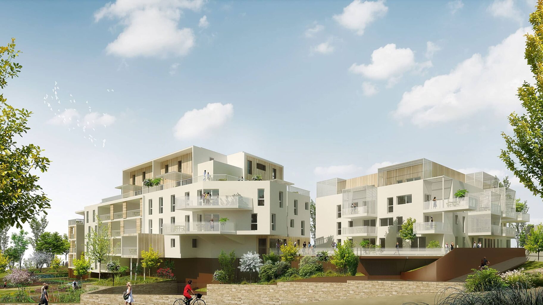 collinéa 75 logements collectifs prades le lez 34 zac prata horizons site de coste rousse 2