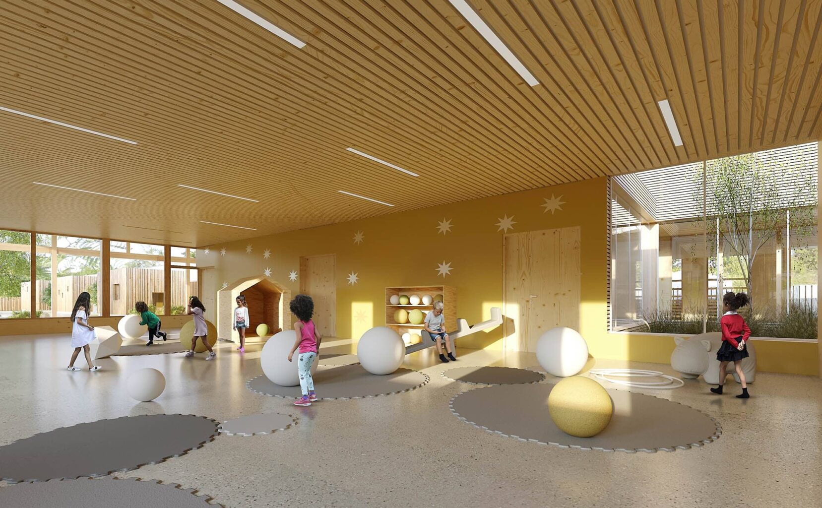 construction d’un groupe scolaire éco responsable et performant e+c taillan médoc 3