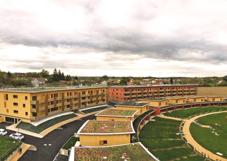 Éco quartier dans l’ain de 88 logements montrevel en bresse & jayat 01