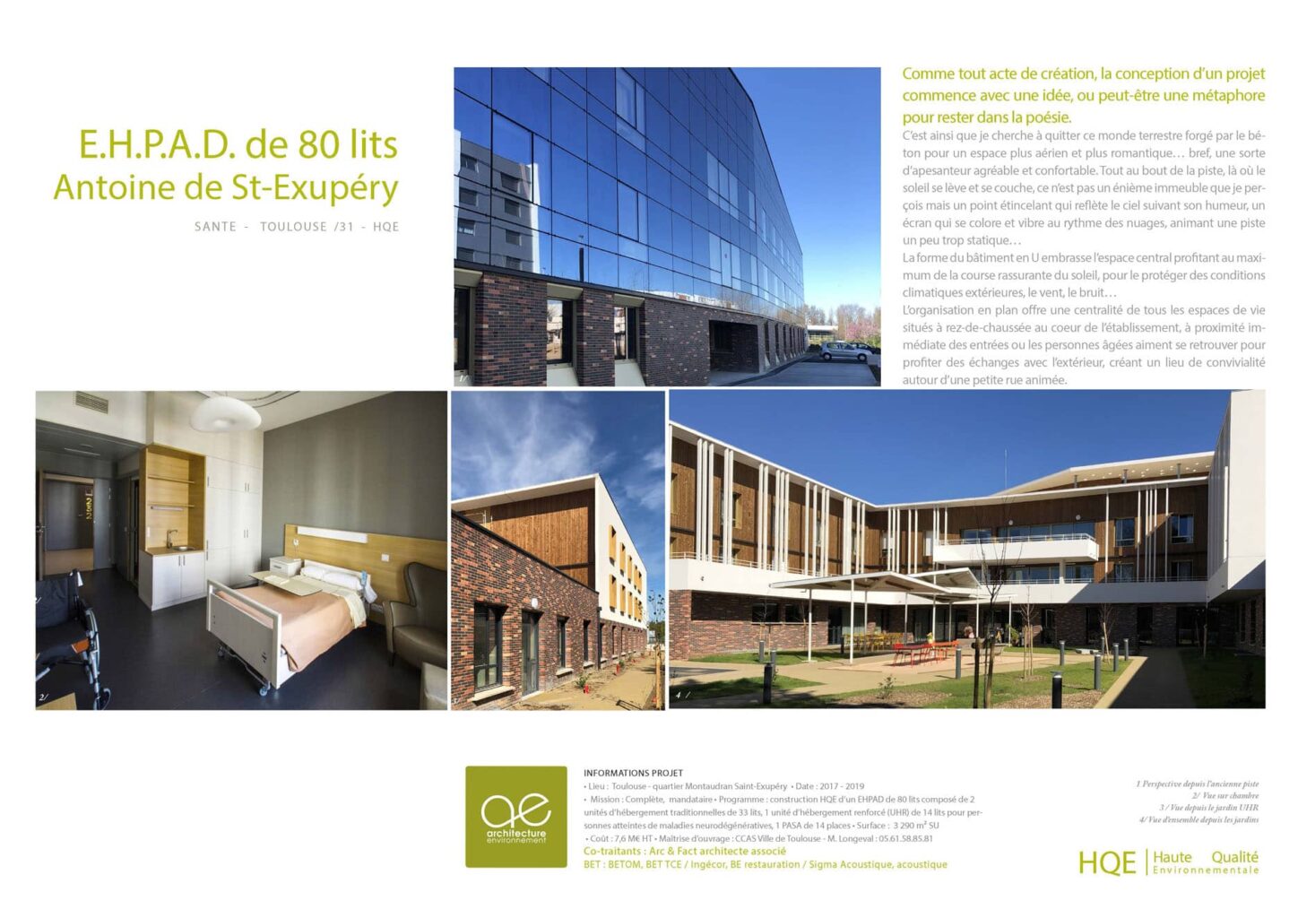ehpad antoine de saint exupéry toulouse quartier montaudran saint exupéry fiche projet