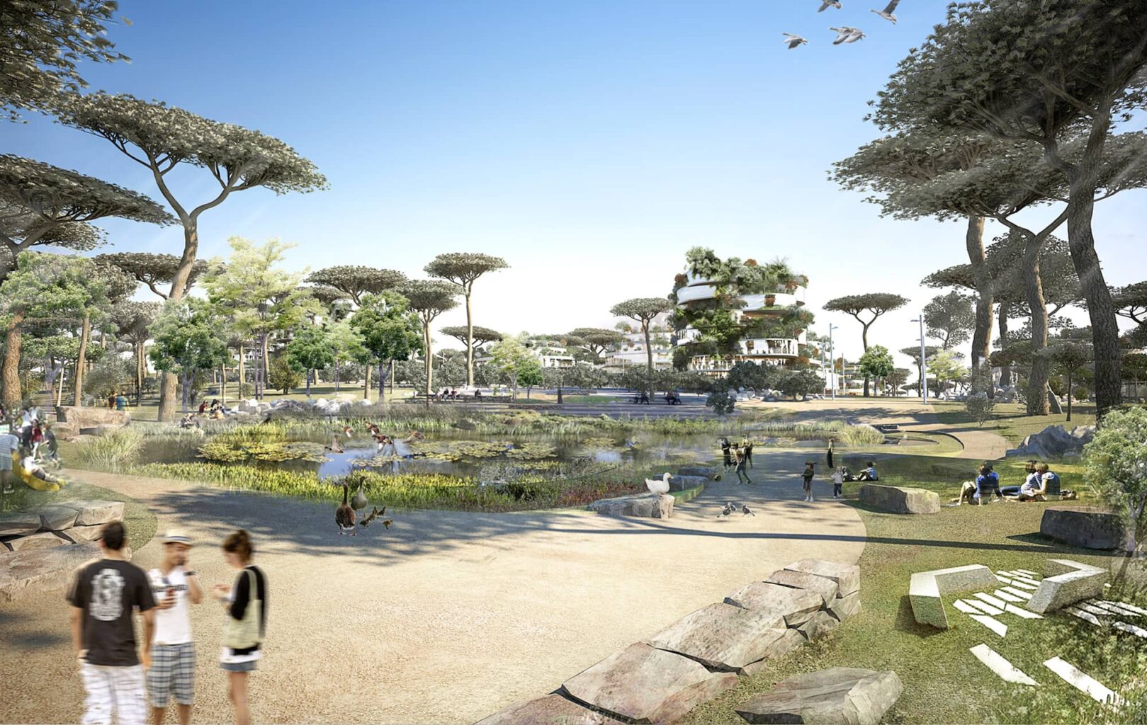 grabels aménagement d’un éco quartier gimel de 800 logements, commerces, bureaux, équipements publics 2