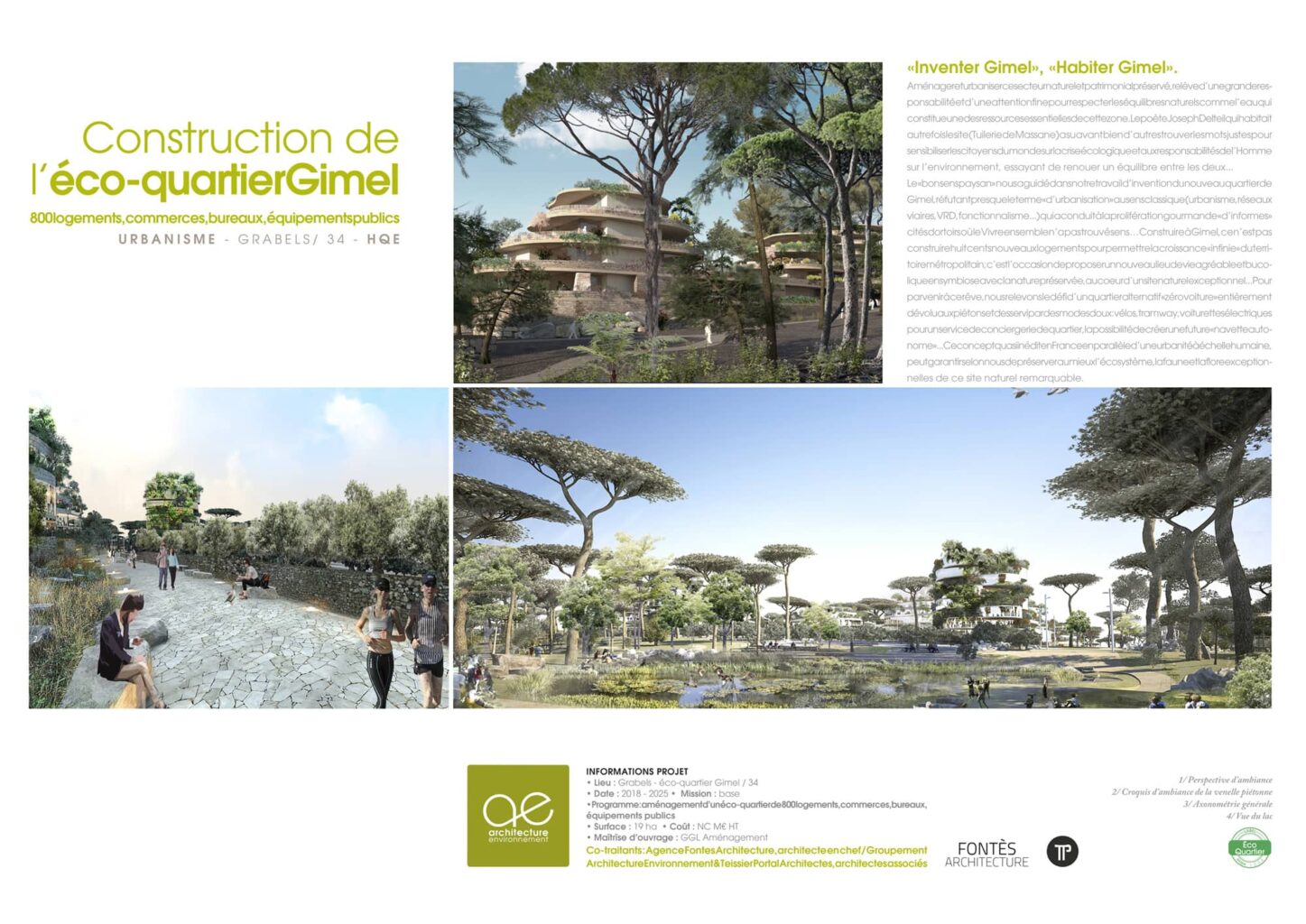 grabels aménagement d’un éco quartier gimel de 800 logements, commerces, bureaux, équipements publics fiche projet