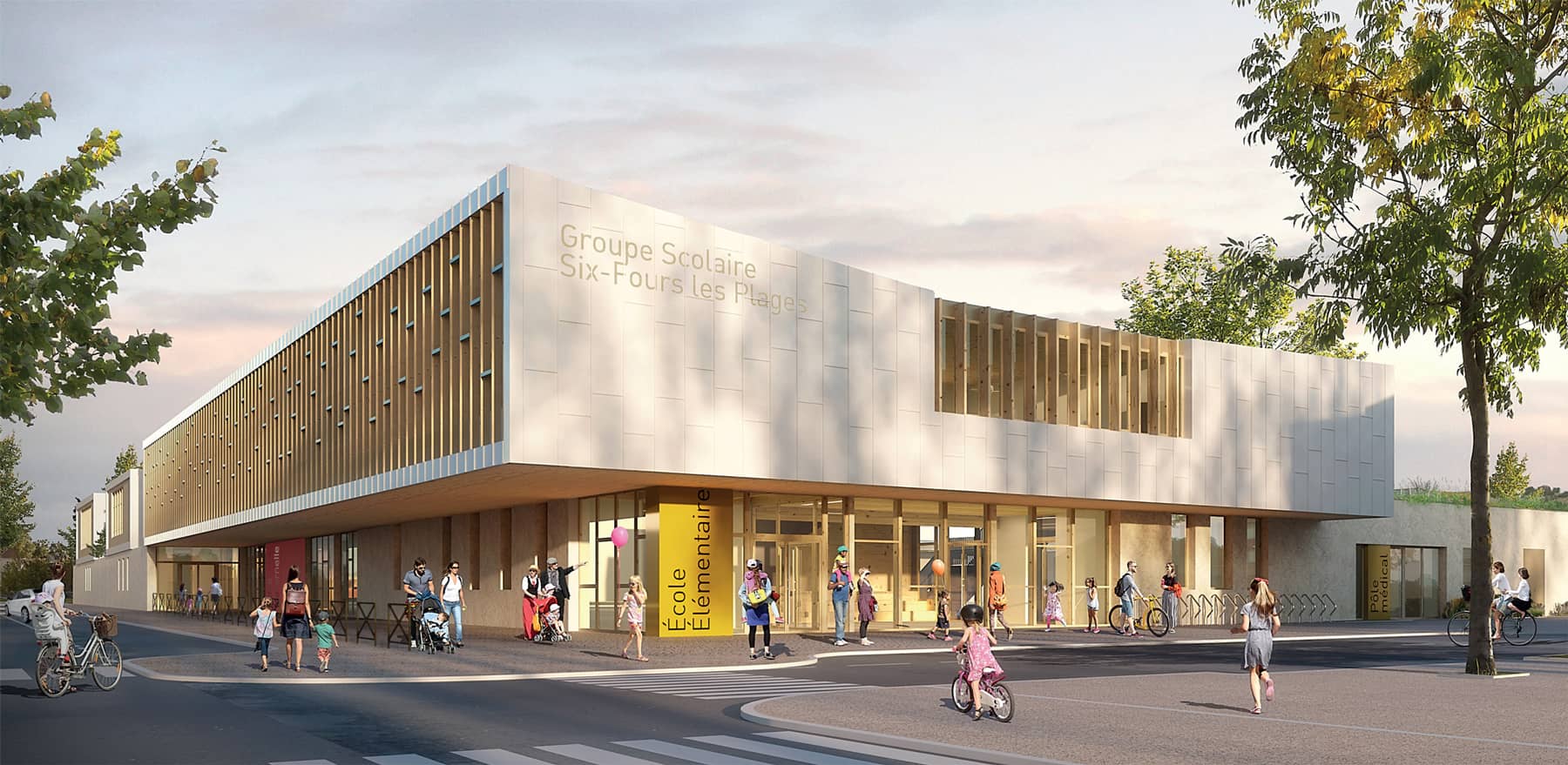 groupe scolaire à six fours les plages