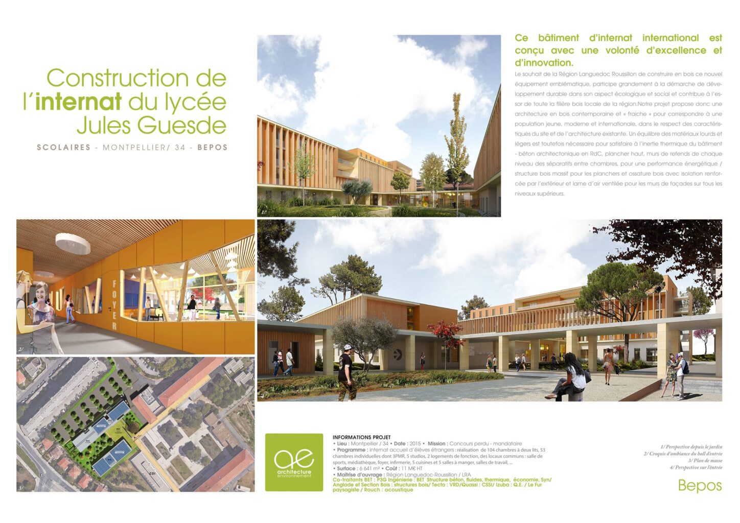 internat du lycée jules guesde montpellier fiche projet