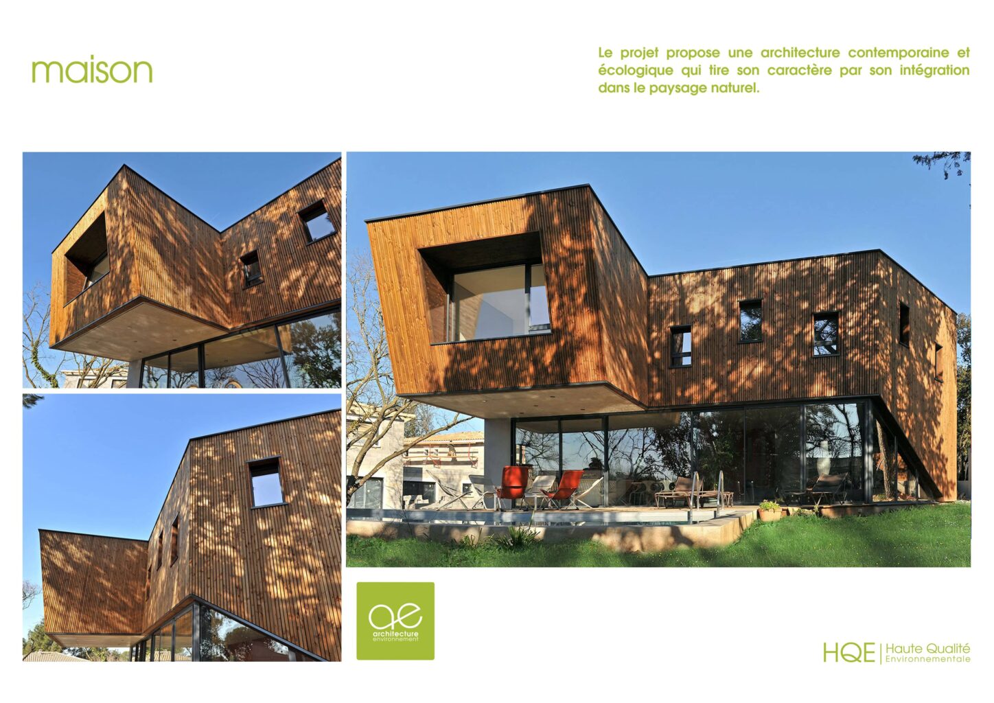 maison contemporaine à castelnau le lez fiche projet