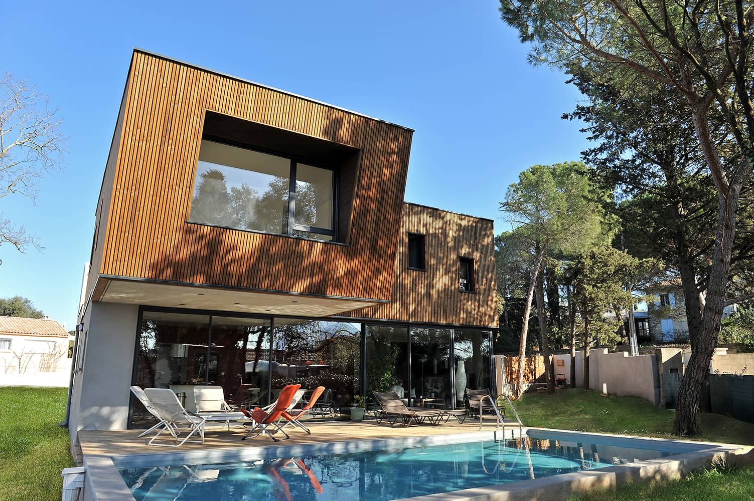 maison contemporaine à castelnau le lez