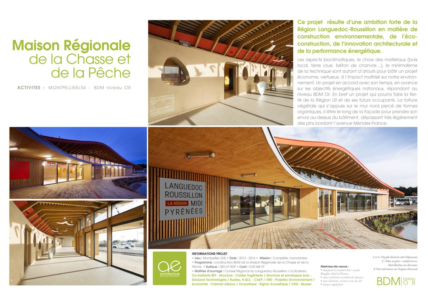 maison régionale de la chasse et de la pêche mrcp montpellier fiche projet