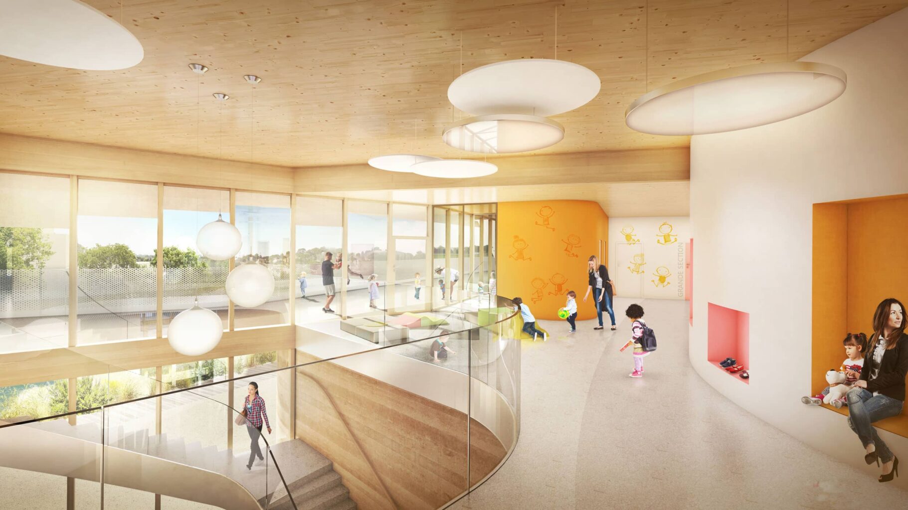 pôle petite enfance et maison de quartier zac rive gauche monptellier 2
