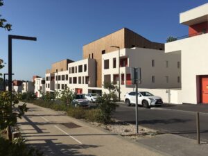 résidence naoya bâtiment résidentiel 49 logements grabels zac euromédecine 34