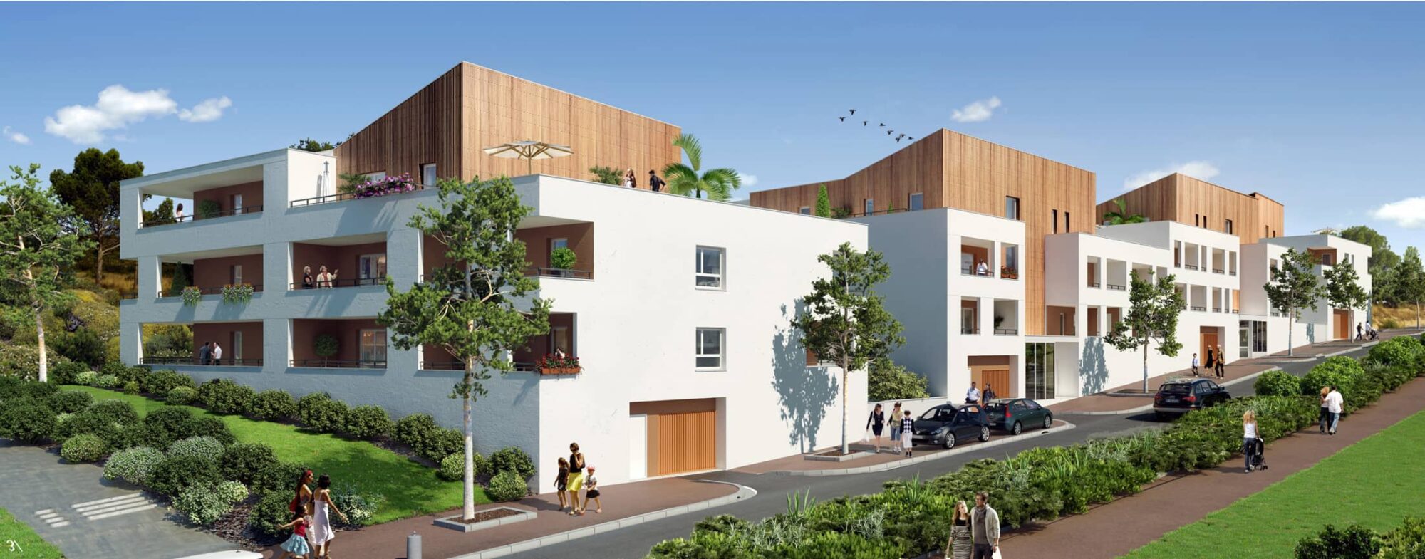 résidence naoya bâtiment résidentiel 49 logements grabels zac euromédecine 34 6