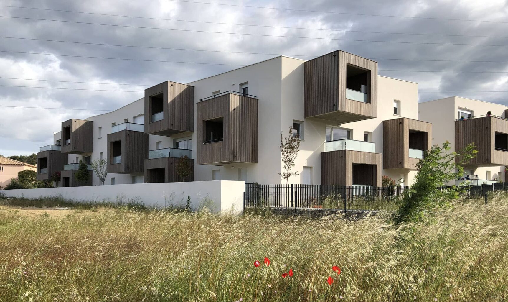 résidence tony garnier 64 logements grabels, terrasses de la valsière lot b