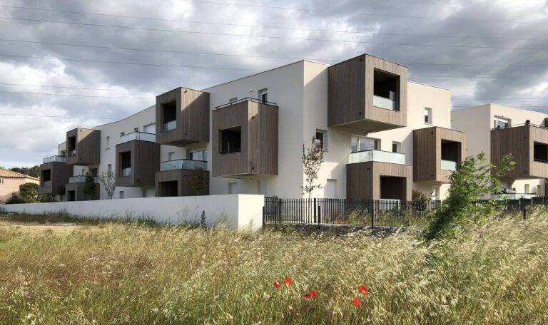résidence tony garnier 64 logements grabels, terrasses de la valsière lot b