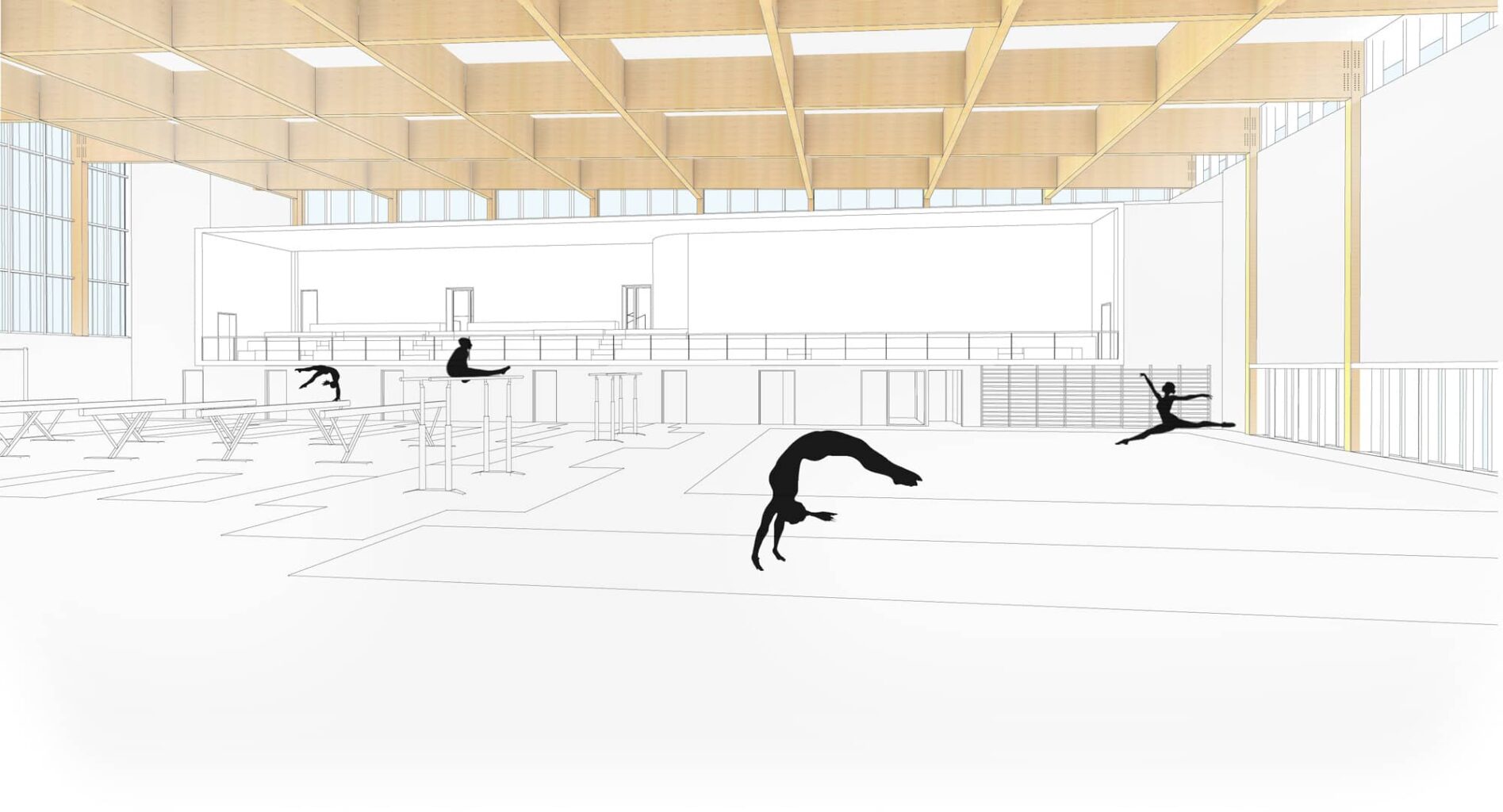 salle polyvalente et halle gymnique comple roque fraisse saint jean de védas 4