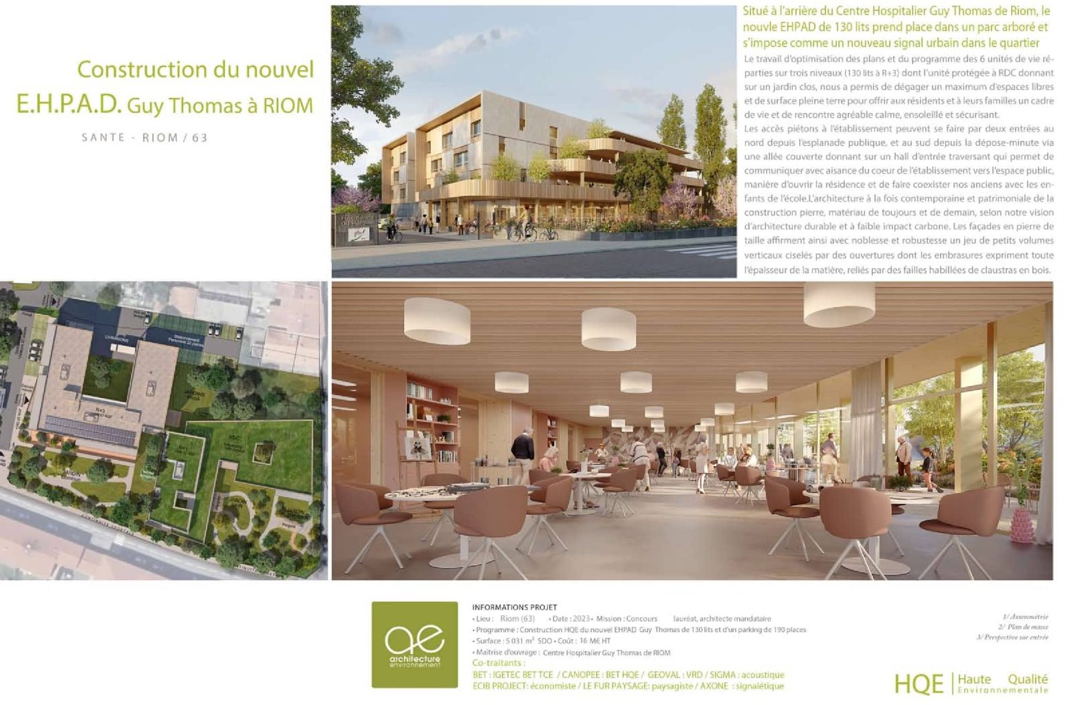 ehpad à riom fiche projet