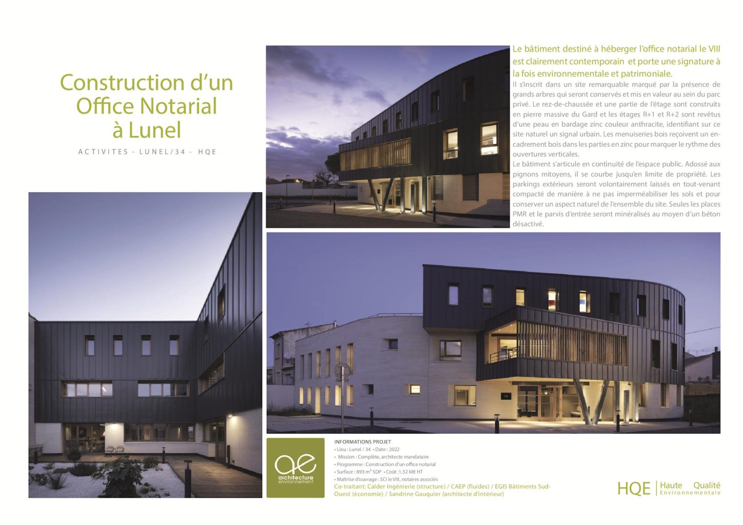 office notarial de lunel fiche projet