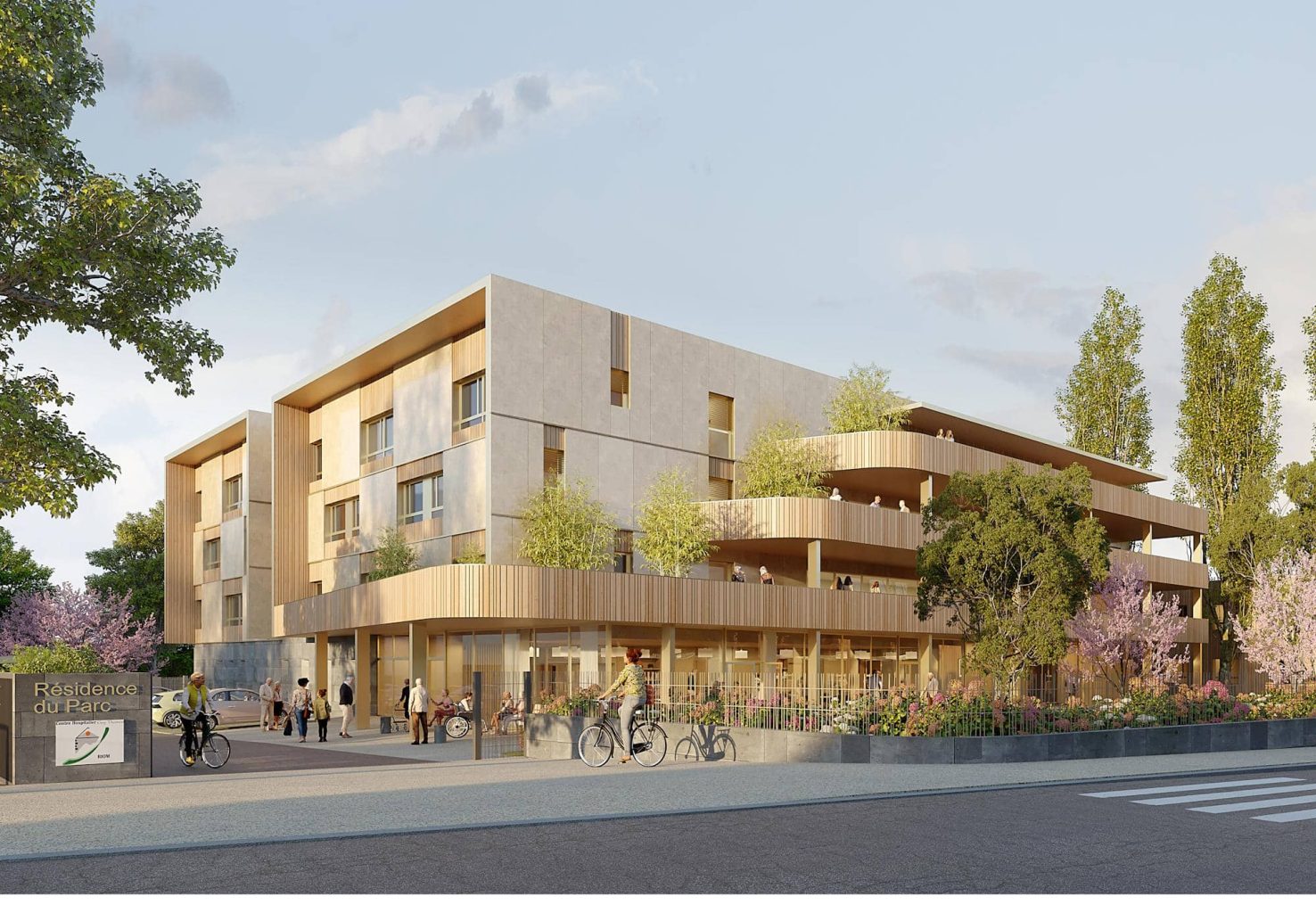 perspective sur entrée recadrée